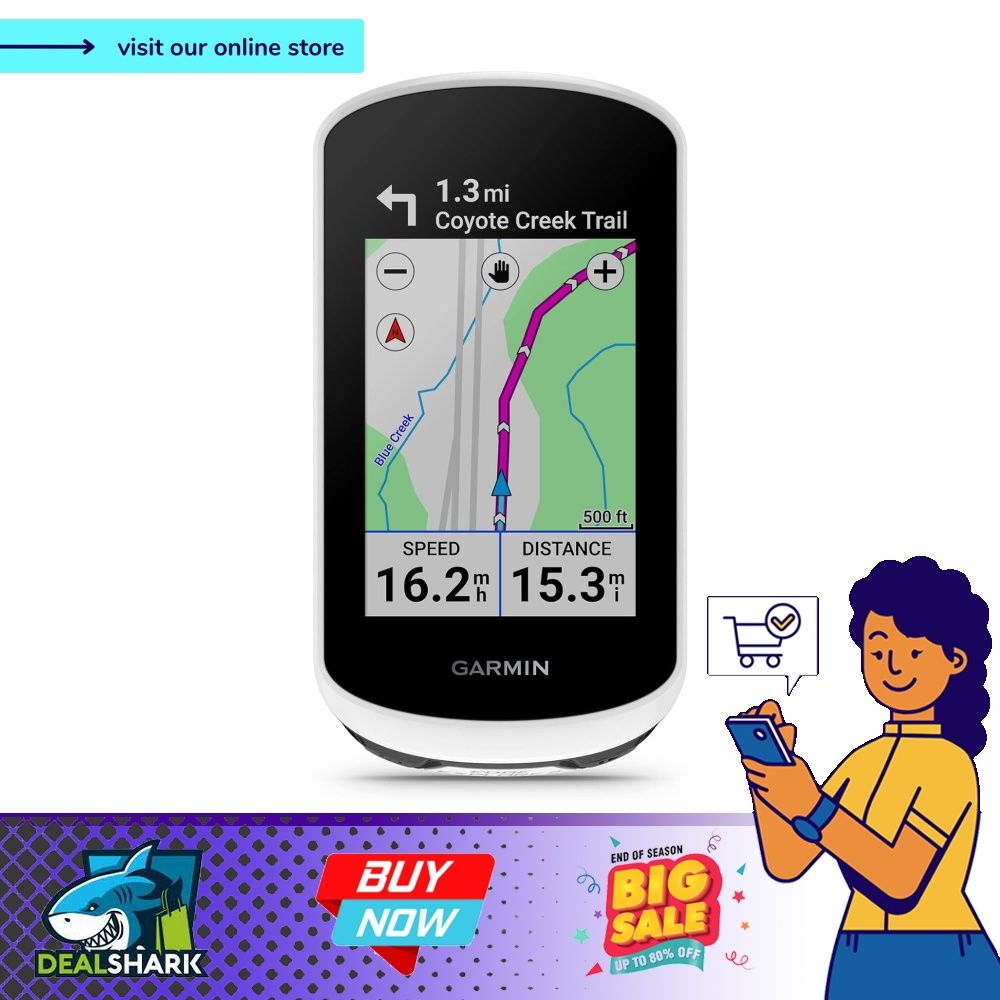 Garmin Edge Explore 2 Easy To Use GPS Cycling Navigator eBike Compatibility Maps and Navigation with Safety Features Standard Navigator