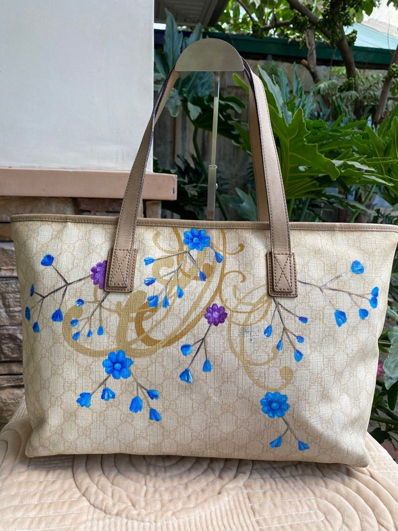 GUCCI Hand Painted Tote Bag