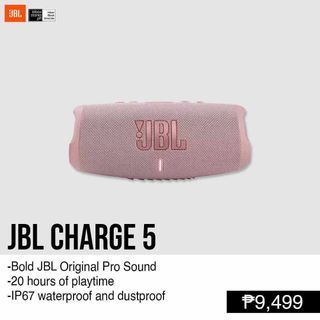 JBL CHARGE 5 - Pink