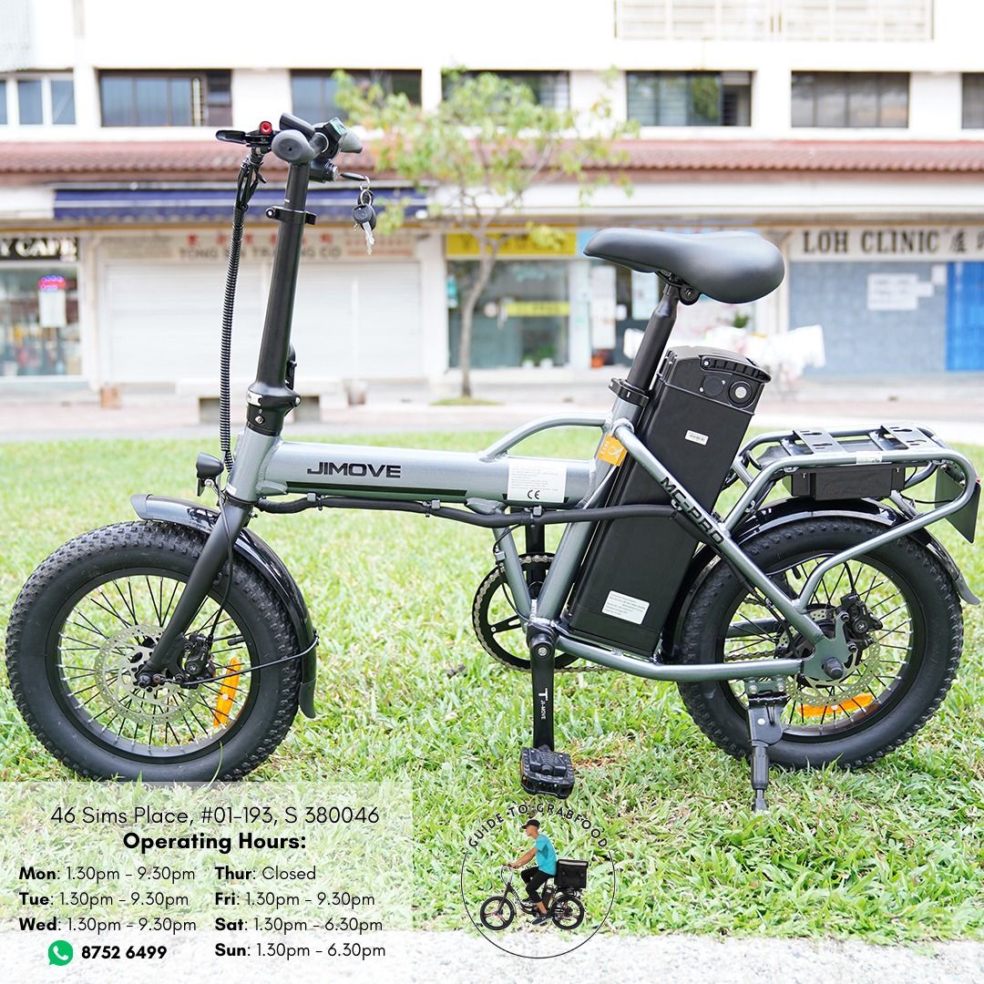 JIMOVE MC PRO Key Ignition Ebike Installment Plan LTA Approved Sports Equipment PMDs E Scooters E Bikes E Scooters E Bikes on Carousell