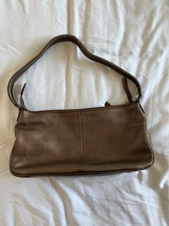 Kazuito Metallic Brown Shoulder Bag