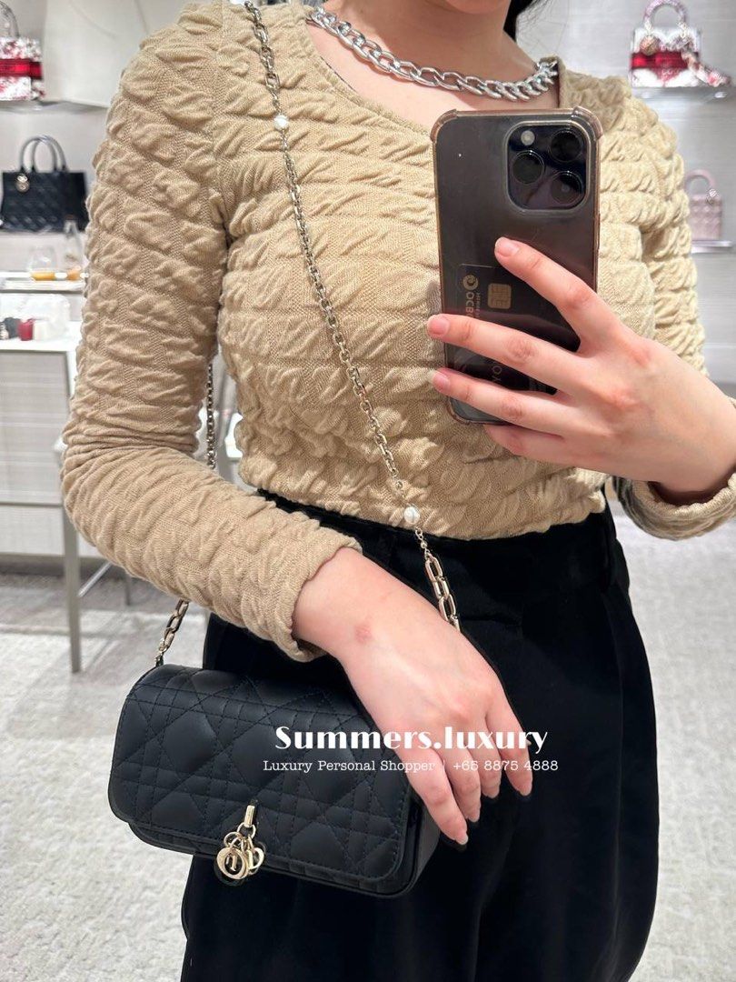 Lady Dior Phone Pouch
