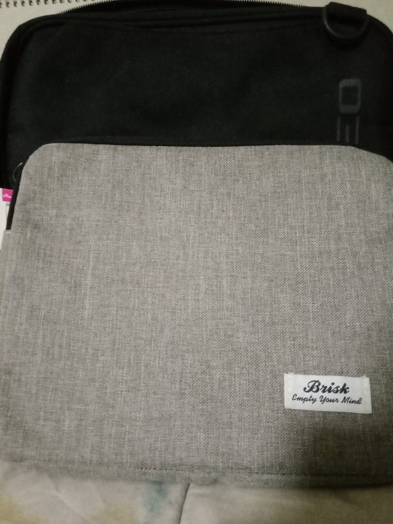 Rush sale!! Laptop/ Tech Bag bundle (Category: Laptop Bags & Sleeves) located in Manila. Submitted by inari05 (Listing ID 1296445804, Image 1). Description: -Kept well -First owned - Grey bag bought in Japan and never used - Black bag used one's or twice -Good condition -Asking 150 -SF charged to buyer Rfs: Declutting Payment: Gcash.