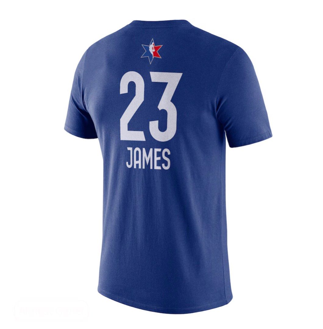 LeBron James Jordan Brand Blue 2020 NBA All-Star Game Name