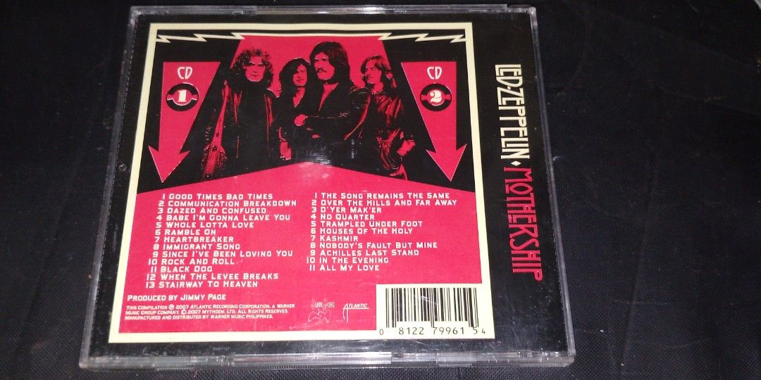 Led Zeppelin Mothership (Category: CDs & DVDs) located in Quezon City. Submitted by neverfoundland (Listing ID 1296425966, Image 3). Description: Double album.