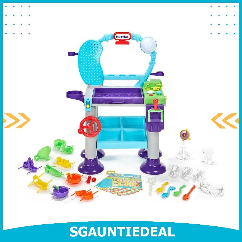 Little Tikes STEM Jr. Wonder Lab Toy with Experiments for kids Multicolor 28.00 L x 16.00 W x 33.50 H Inches Standard Babies Kids Infant Playtime on Carousell