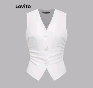 Lobito White Vest Top