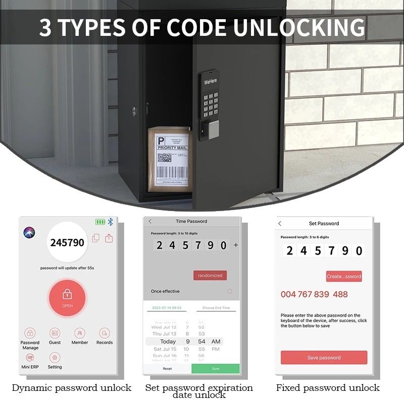Medium Parcel Safe Drop Box with Smart App64885065689089114