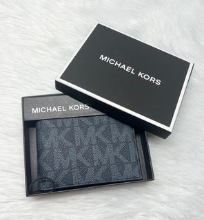 Michael Kors MK Men’s Monogram Blue Slim Billfold Wallet