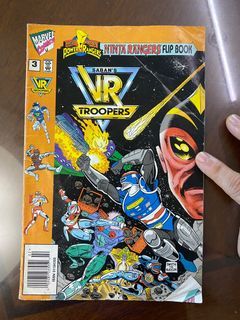 Mighty Morphin Power Rangers Ninja #3 Comic Marvel NEWSSTAND VR Troopers Flip - preloved