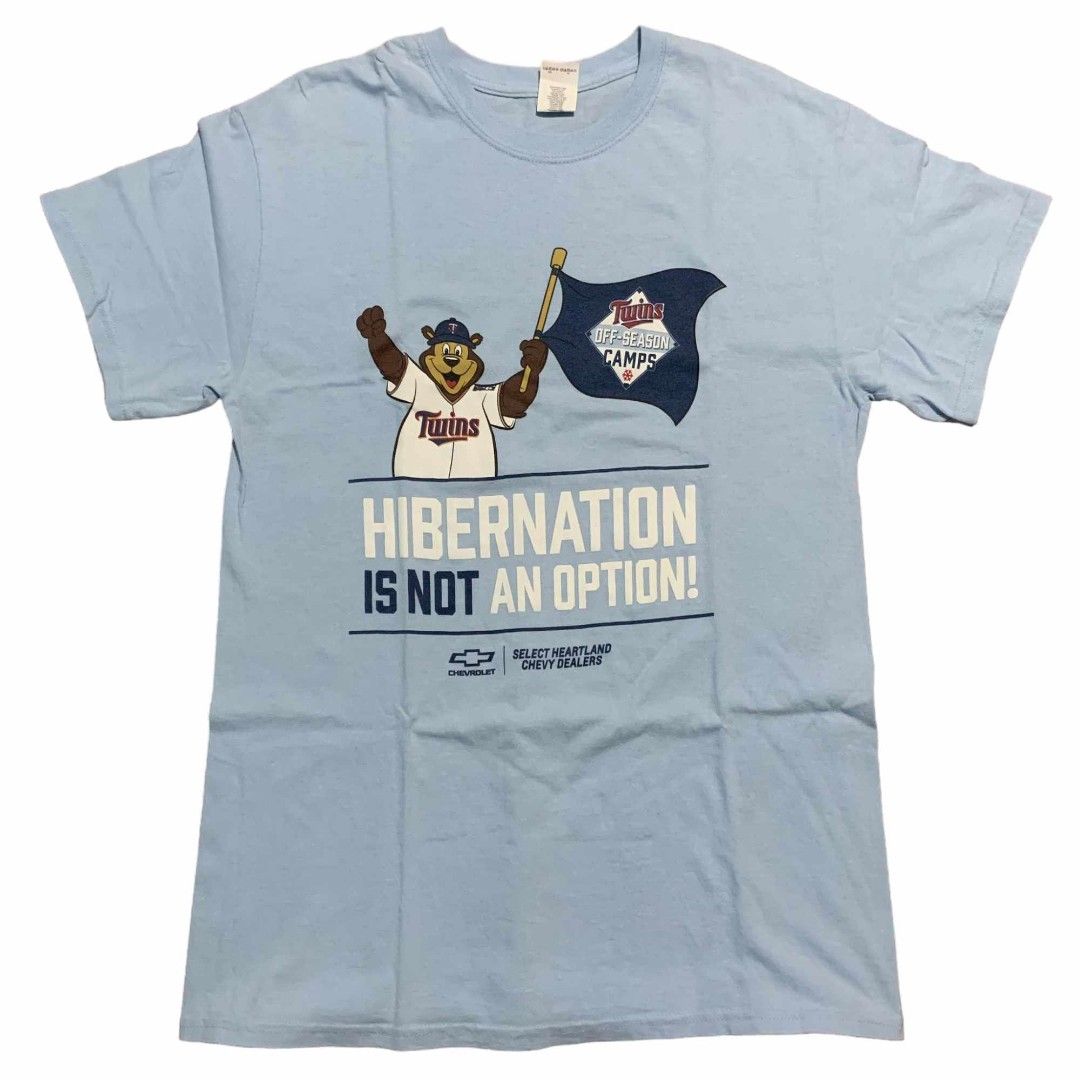 Minnesota Twins Sports Tee (Category: Tshirts & Polo Shirts ) located in Alaminos. Submitted by sonataaa_09 (Listing ID 1263698361, Image 1). Description: ‼️‼️ READ FIRST ‼️‼️ 20x28 Size M on tag Color rate 9.9 No issue Payment first thru Gcash Ship via J&T.