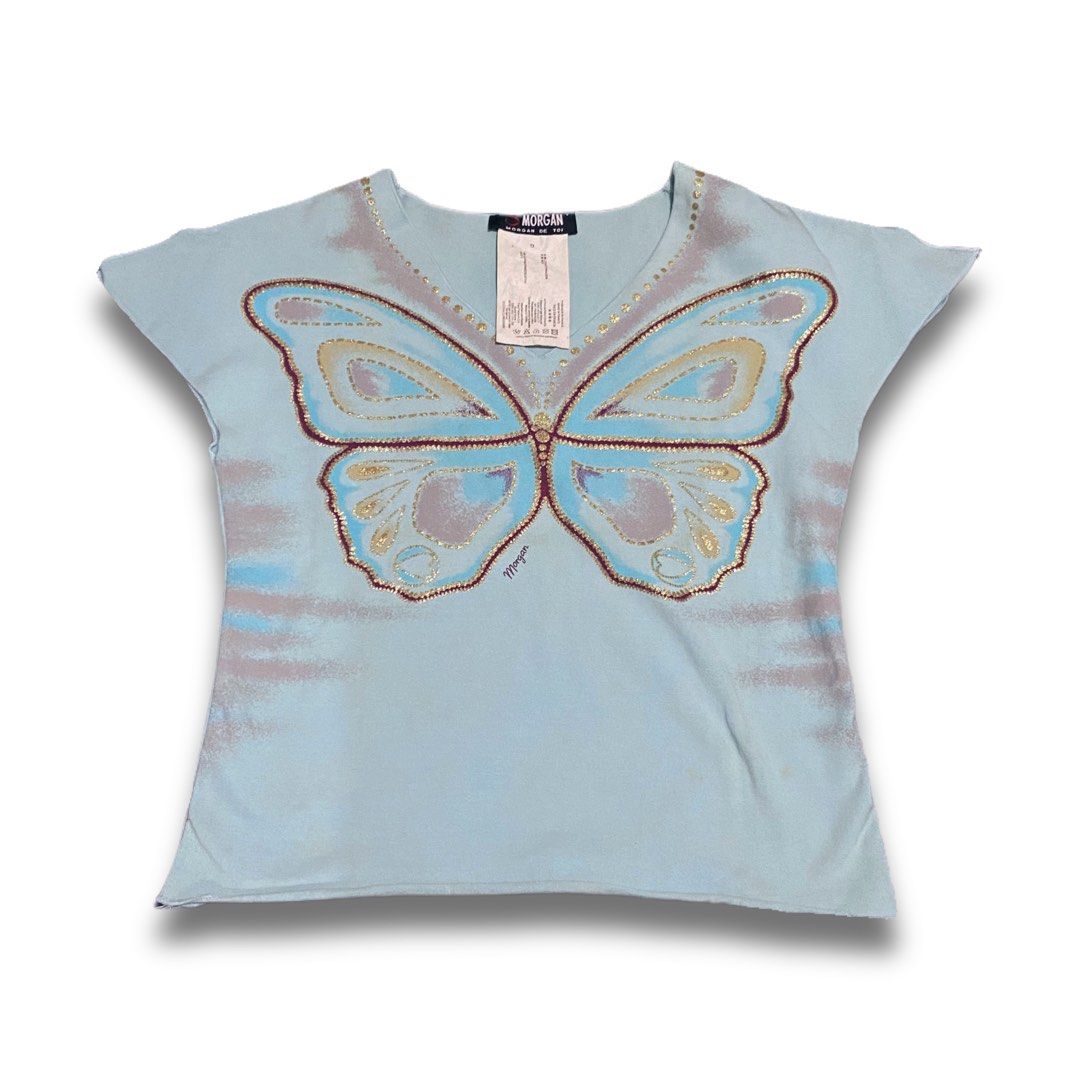 morgan de toi butterfly top