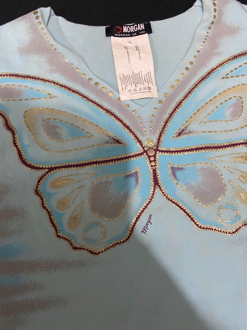 morgan de toi butterfly top