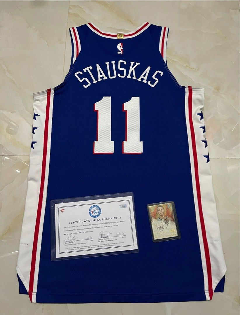 Nik stauskas sixers jersey shop