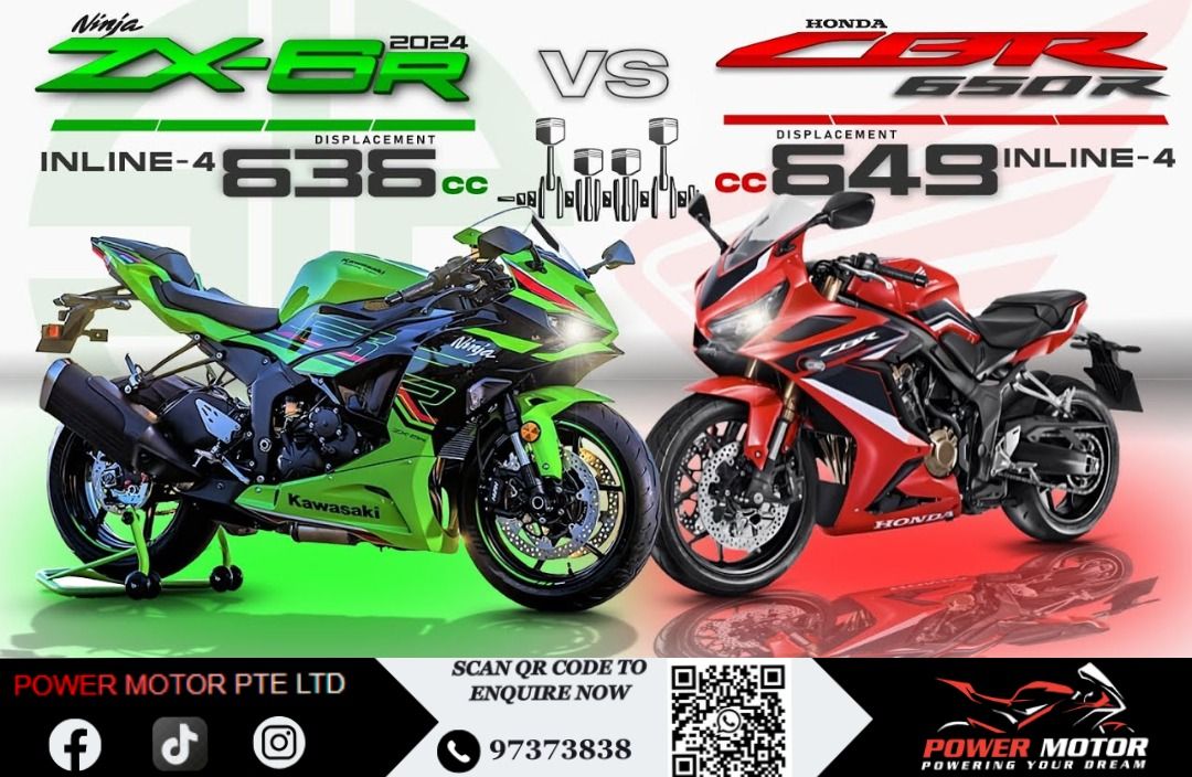 2024 NEW KAWASAKI ZX6R HONDA CBR650R 600CC ZX 6R CBR 650R ZX6 R CBR650 YAMAHA R7 YZF R7 APRILIA RS660 ESTREMA 660 Motorcycles Motorcycles for Sale Class 2 on Carousell