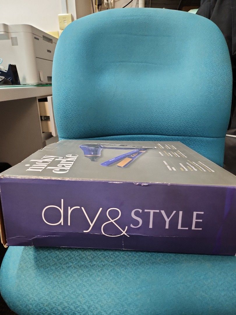 Nicky Clarke Dry and Style Gift Set Hair Dryer Hair Straightener and Brush Beauty Personal Care Hair on Carousell