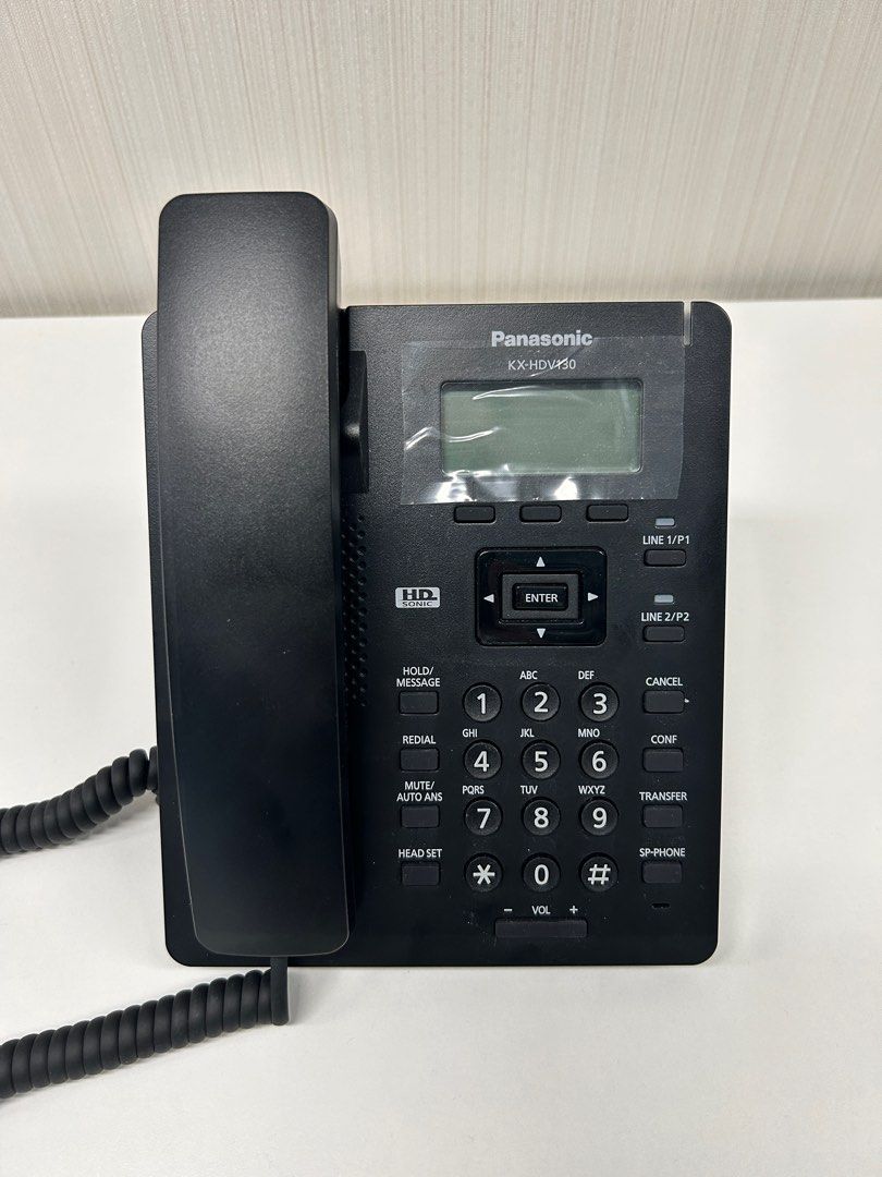 Panasonic KX-HDV130 SIP IP phone 辦公室電話, 電腦＆科技, 商務用科技產品- Carousell