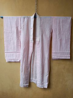 22x50" pink  Silk Kimono YUKATA JUBAN FURISODE