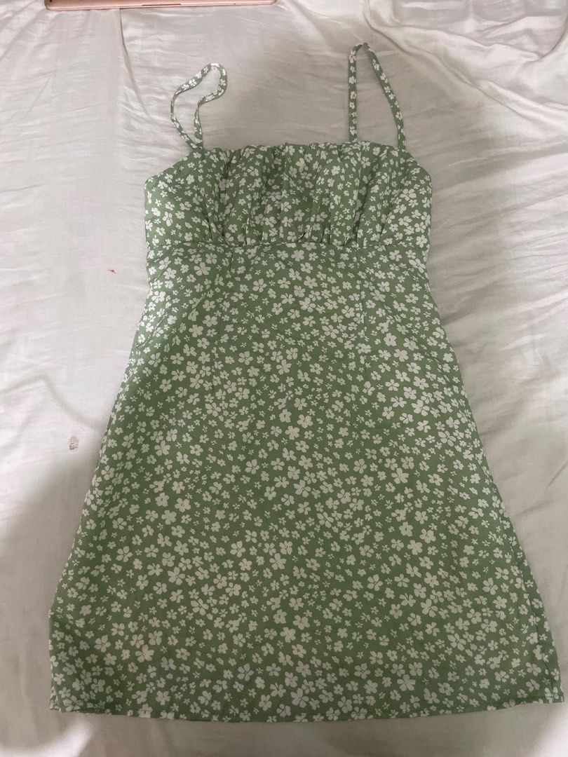green emerald velvet dress Vivre Mini Dress | Green Floral | Womens