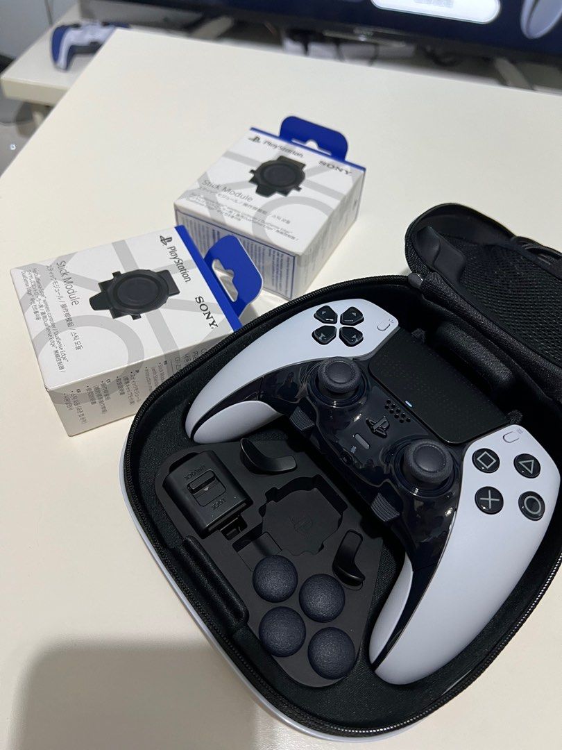 Sony PS5 Dual Sense Edge 無線手掣 + 2個專用 Stick Module 操作桿模組, 電子遊戲, 遊戲機配件, 手掣 Carousell