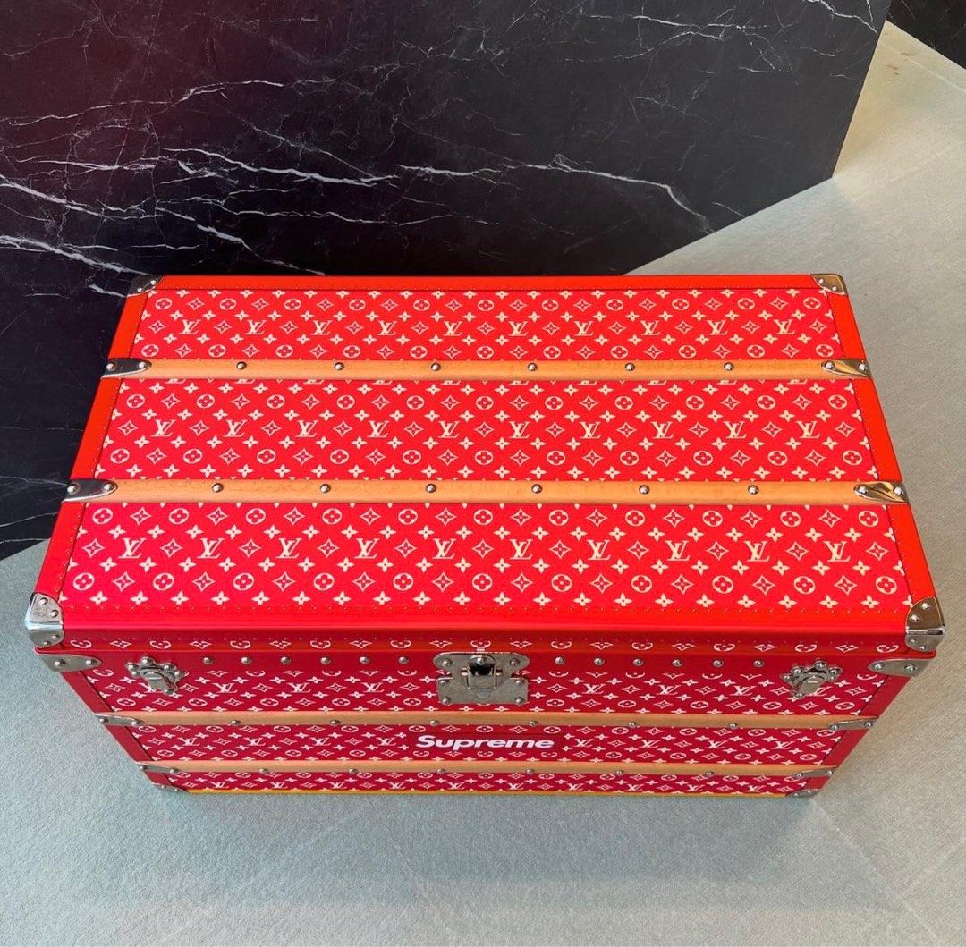 Rare Louis Vuitton x Supreme Trunk Red