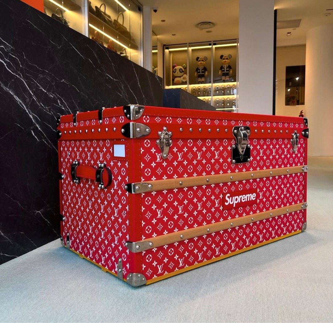 Rare Louis Vuitton x Supreme Trunk Red