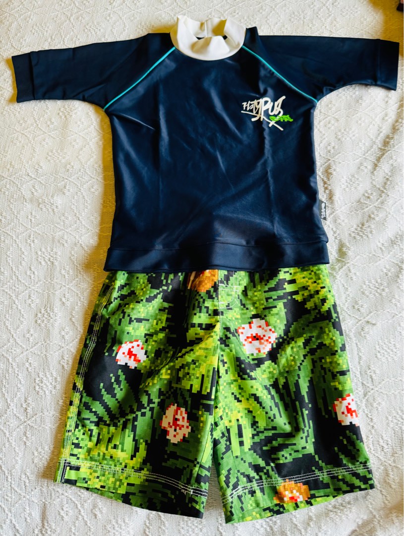 Rash guard set!, Babies & Kids, Babies & Kids Fashion on Carousell