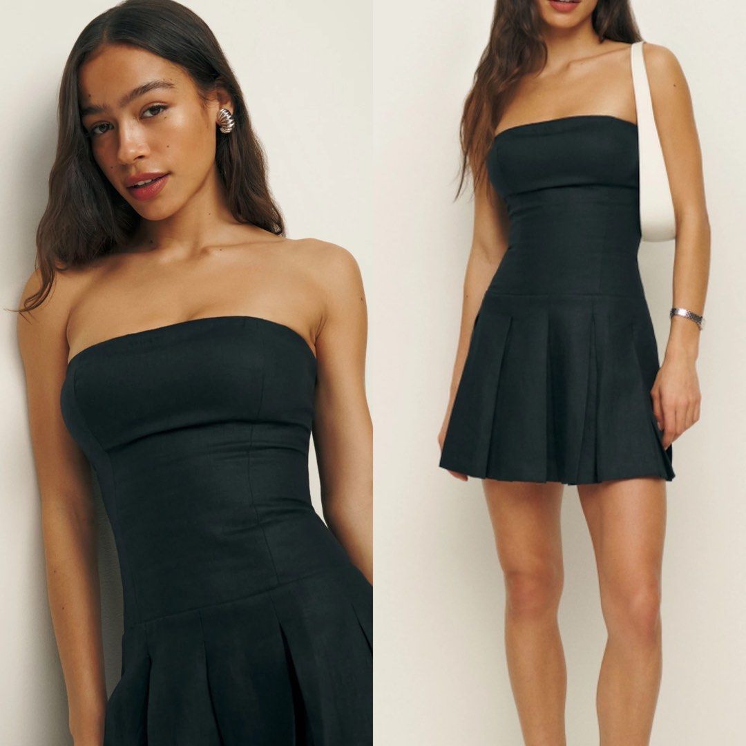 Reformation Isabeli Linen Dress in 2 Colors, , & , - Carousell