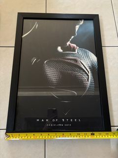 Superman 2012 Man of Steel comic con framed poster