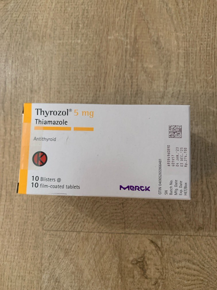 Thyrozol obat tiroid segel asli 5mg thiamazole, Kesehatan & Kecantikan ...
