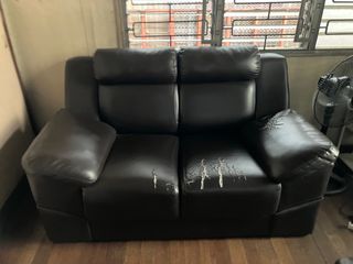 Uratex Leather Sofa