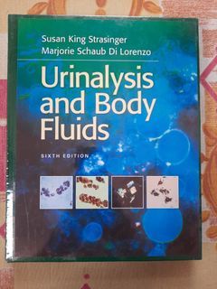 Urinalysis and Body Fluids(Hardbound) Sixth Edition. Strasinger. MedTech Book