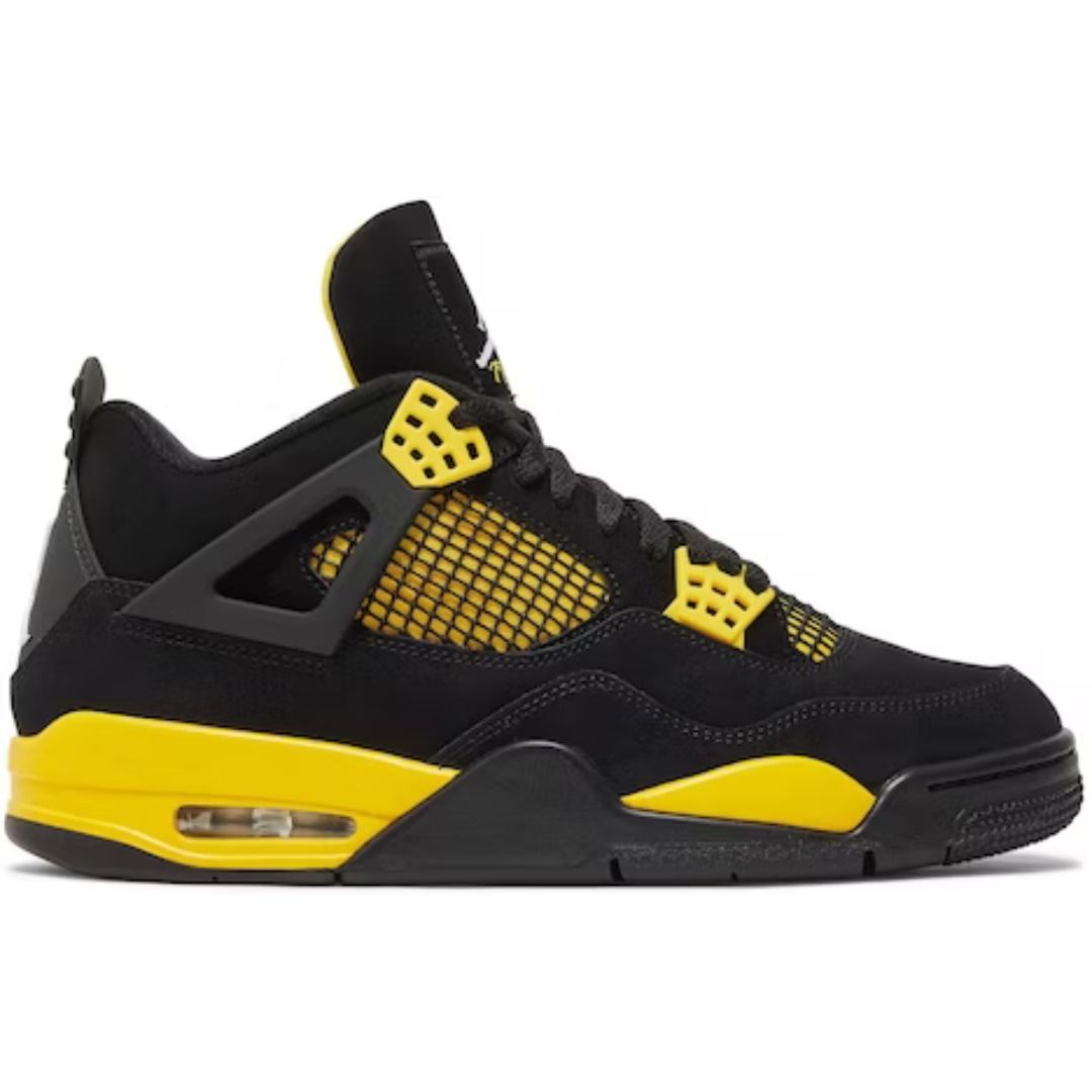 (US 9.5) Nike Air Jordan 4 Retro - Yellow Thunder (2023)