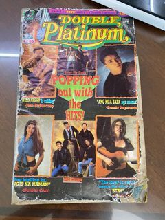Vintage Double Platinum Songhits Music Magazine - Opm Rare The Youth / ALAMID / The Dawn / Nirvana