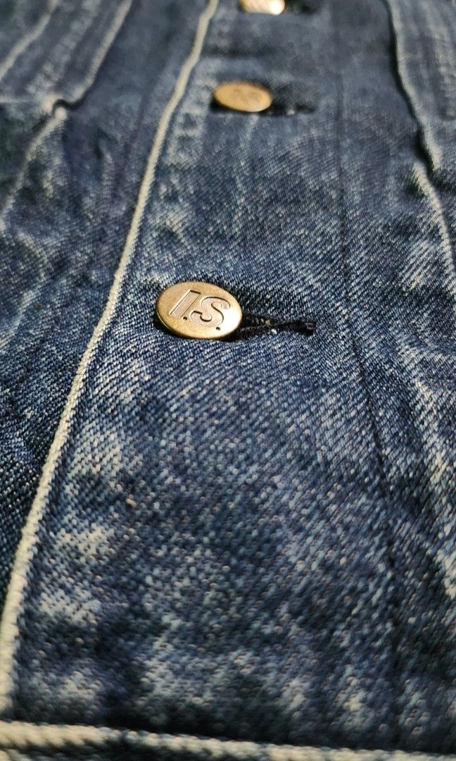VINTAGE IS ISSEY MIYAKE SPORT PLEATED DENIM JACKET, Men's