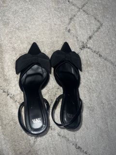 Zara High-heel shoes with bow details