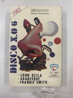 1982 DISCO X.0 6 - Music Album Record Cassette Tape - Used Vintage