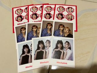 2022 WELCOMING COLLECTION BLACKPINK STICKERS AND UNIT POLAROIDS (TAKE ALL)