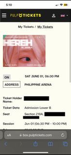 2024 IU HEREH World Tour Concert Tickets Manila Philippine Arena