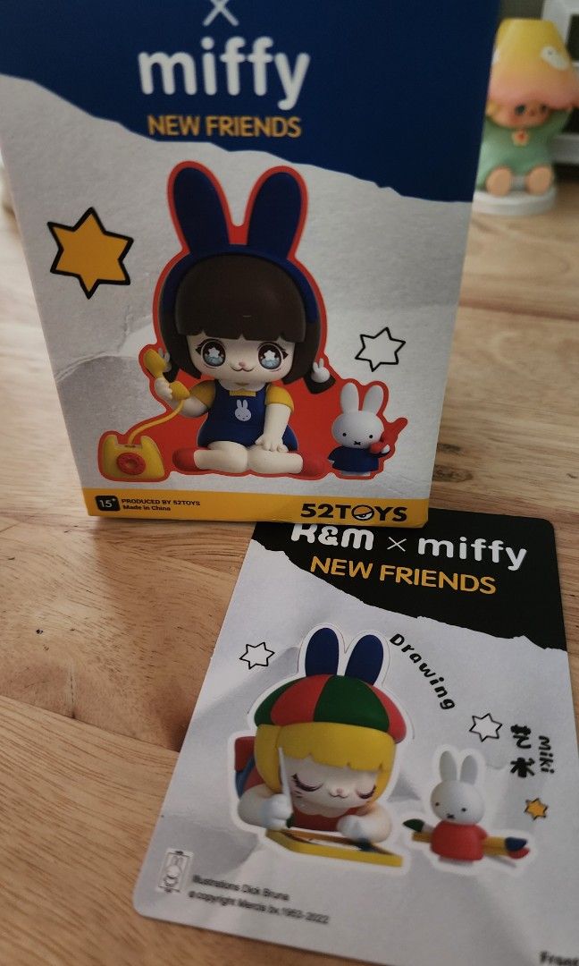 miffy - 52TOYS KIMMY&amp;MIKI x Miffyミッフィー 「新しい友達」シ 52TOYS KIMMY & MIKI x Miffy New Friends Blind Box Cute