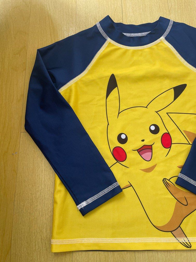 5Y Pokemon Long Rashguard Top (Category: Babies & Kids Fashion) located in Quezon City. Submitted by mariadp9 (Listing ID 1300820825, Image 2). Description: Brand new without tag Top only 5 on tag Width laid flat 12.5 inches or around the body 25-28 inches when stretched Length 17 inches Fixed price posted .