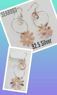 92.5 sterling silver earrings design 10