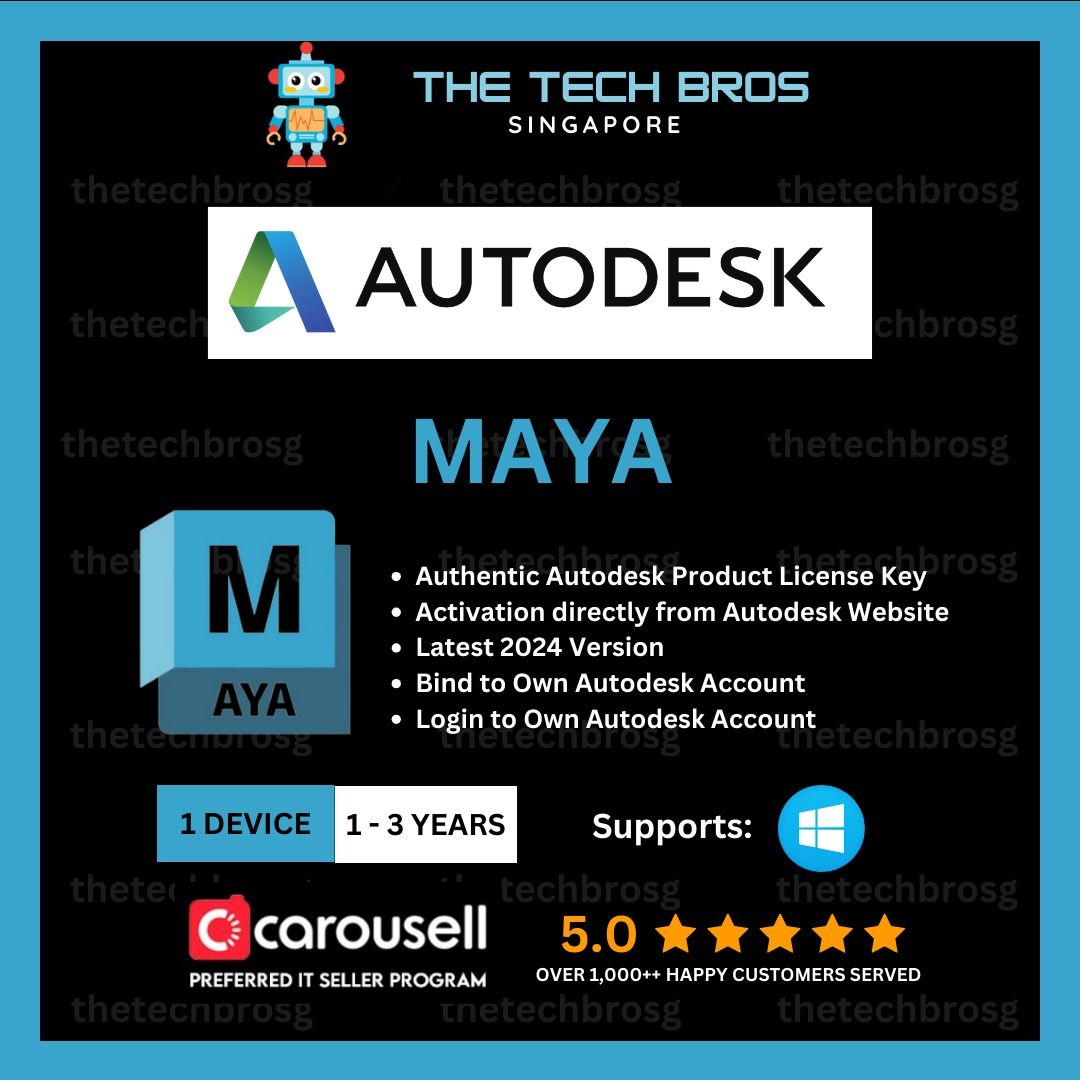 ⭐ Genuine Autodesk Product License Key 2025/2024/2023 AutoCAD 3D Max Maya Revit