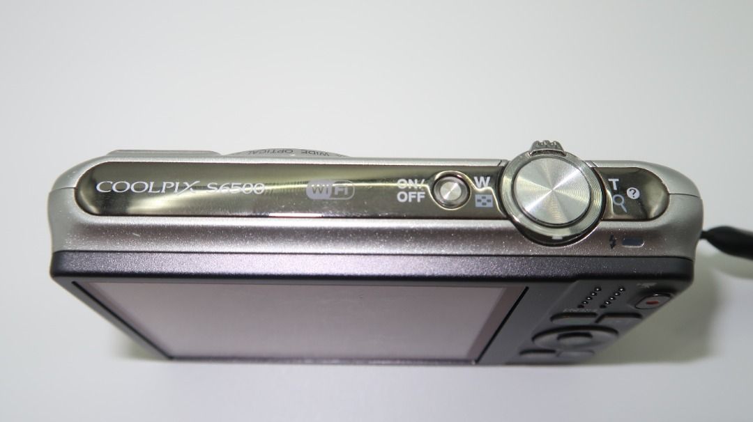 銀色 Nikon CoolPix S6500 相機 CMOS數位相機 老相機 WIFI傳輸照片 冷白皮 小紅書, 相機攝影, 相機在旋轉拍賣