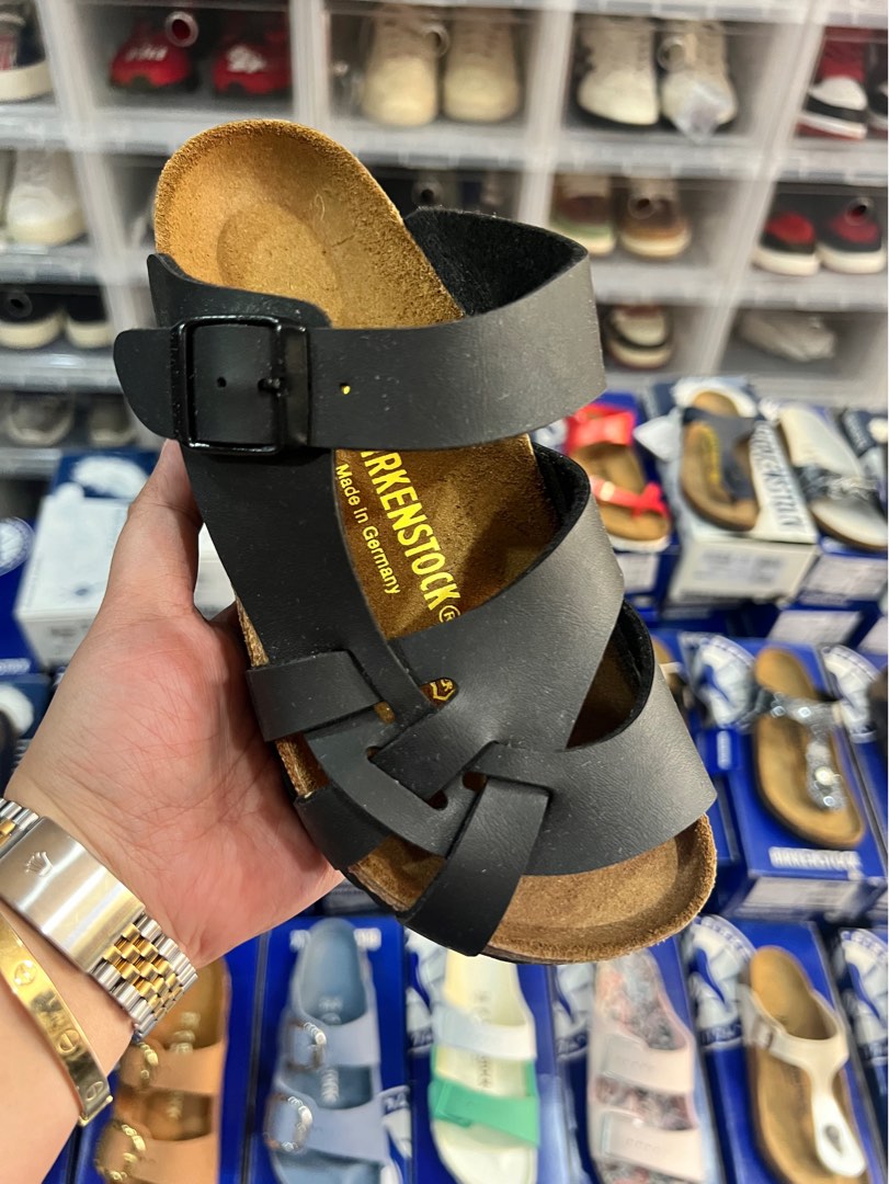 Original Birkenstock Pisa Black 35 Women s Fashion Footwear Flats Sandals on Carousell
