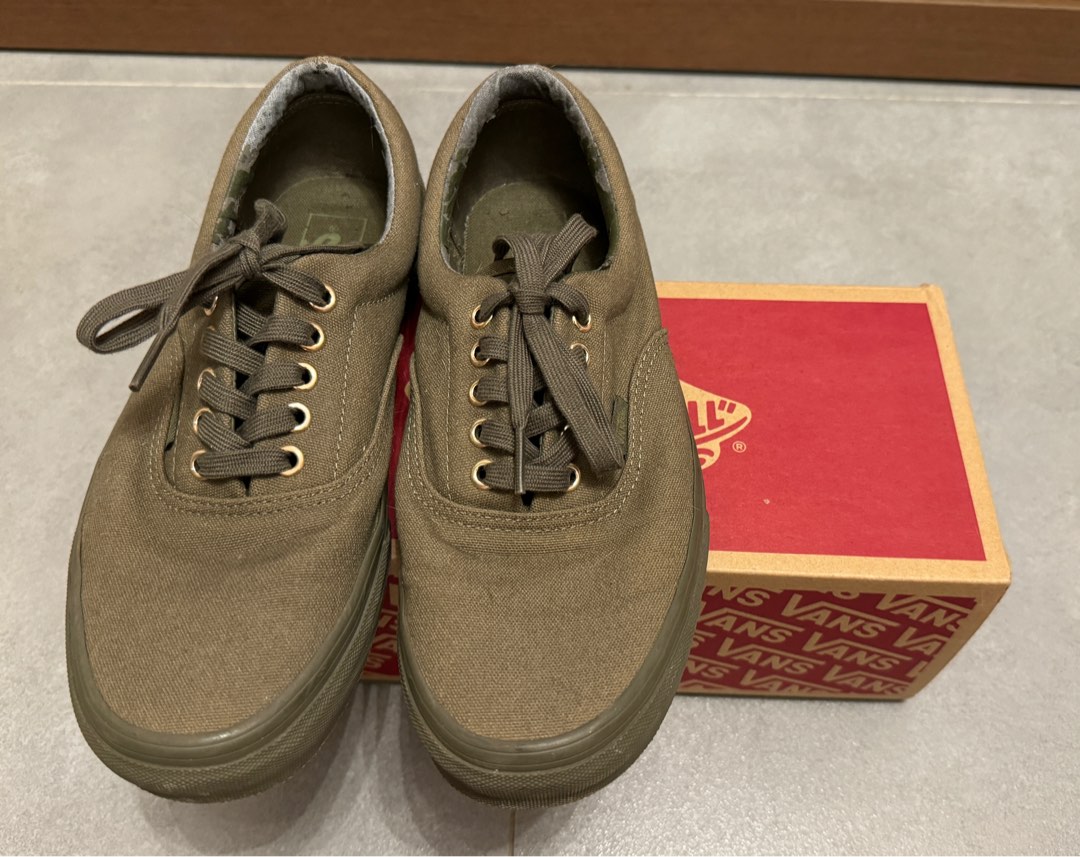 Vans era olive green outlet