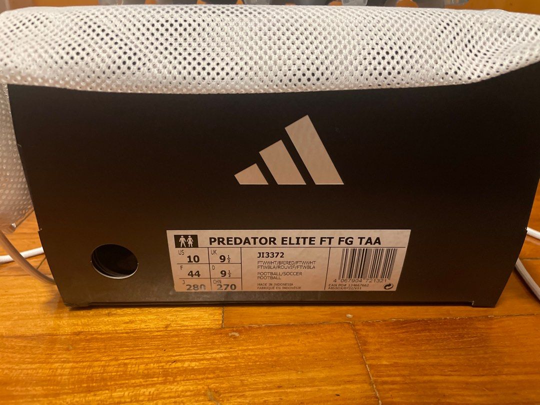 Taa Predators Adidas Predator Elite FT FG TAA, Sports Equipment, Sports & Games ...