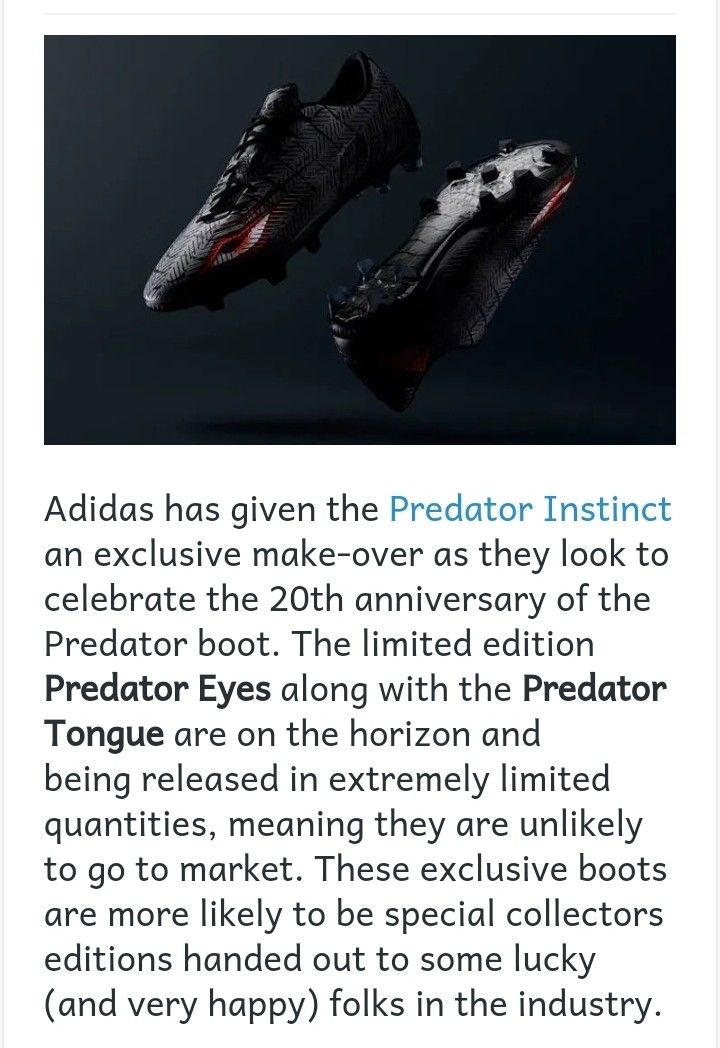 Adidas Predator Eyes Football boots