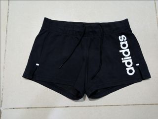 Adidas Spell out Black Womens Short , Shorts , Mix Shorts , Cotton Shorts , Sweat shorts , Branded shorts