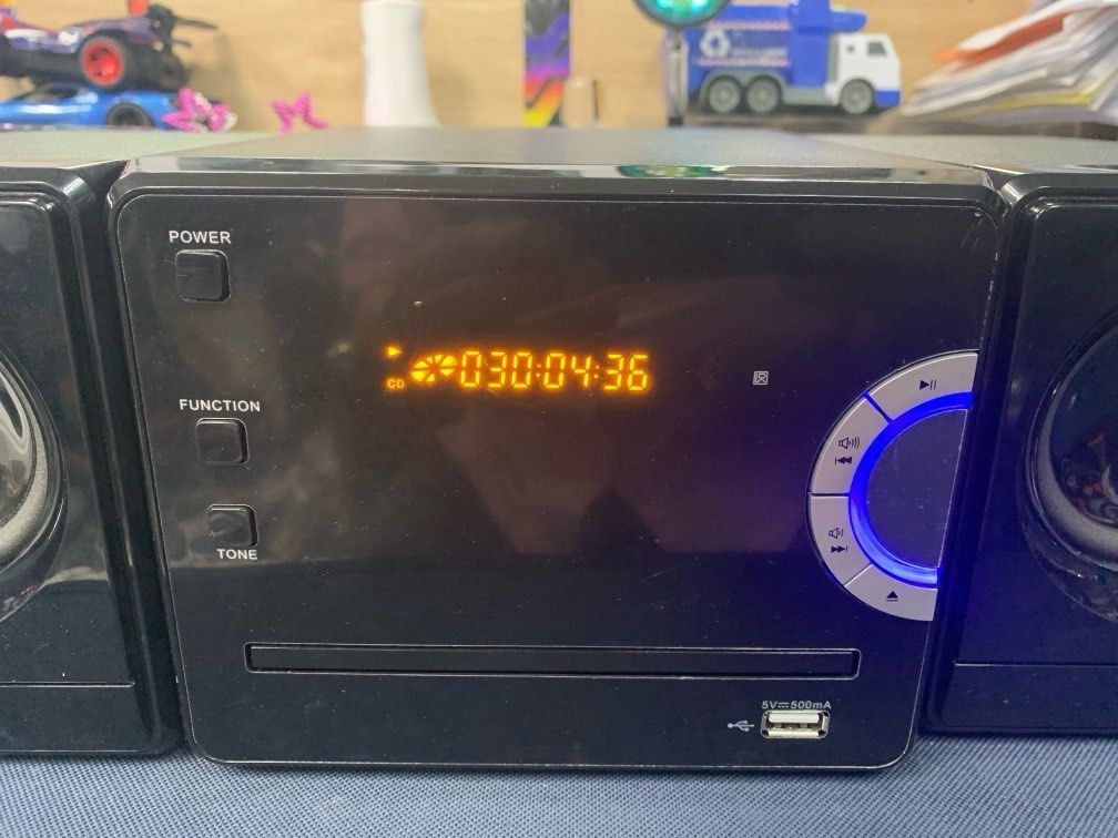 Anko Micro Hifi System (Category: Soundbars, Speakers & Amplifiers) located in Pasay City. Submitted by enrico_appliances (Listing ID 1300830544, Image 2). Description: excellent condition 30 watts power bluetooth capabilities without remote .